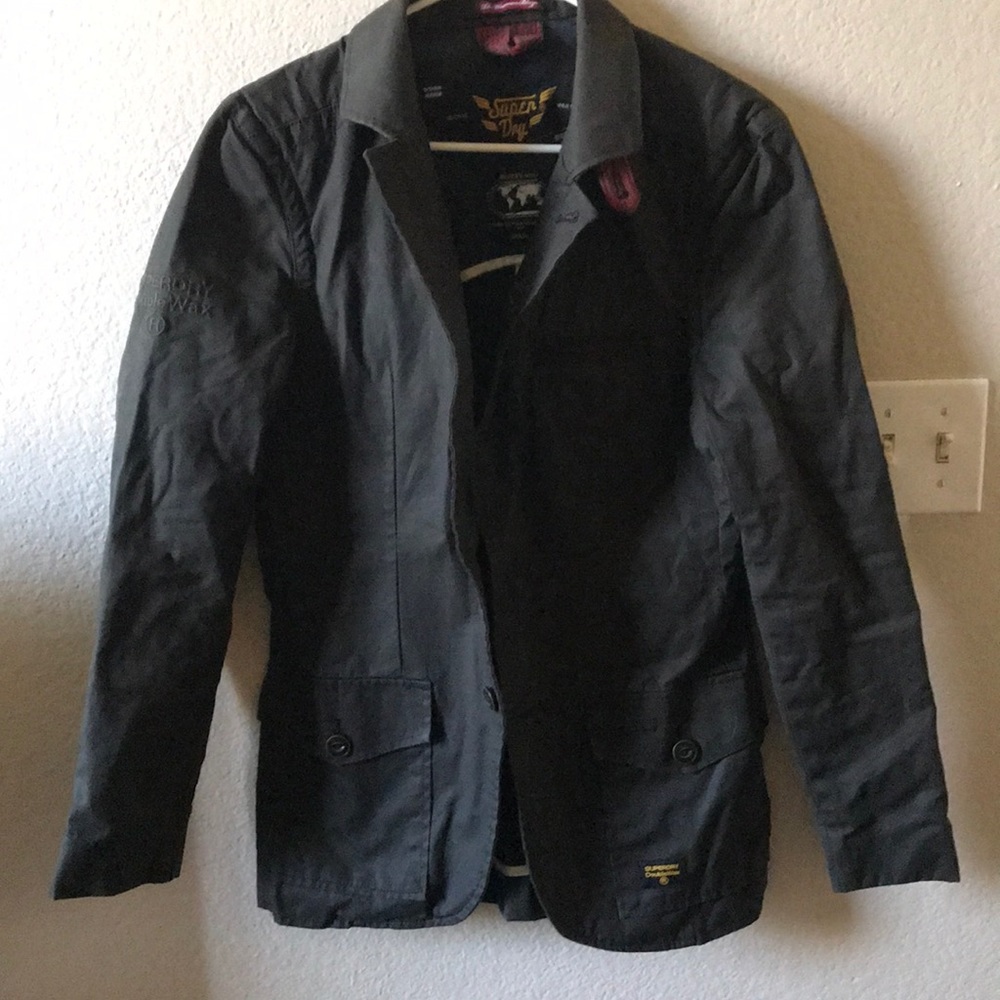 Superdry double wax jacket